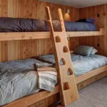 2 bunk beds and headboard
