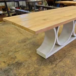 Living room wooden entry table