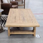 solid wood coffee table