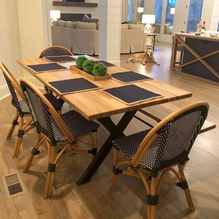 wood top kitchen dining table
