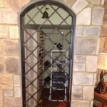 Metal wine cellar interior doors