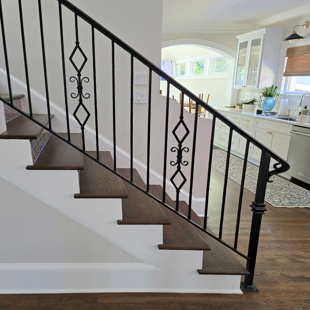custom metal staircase railing