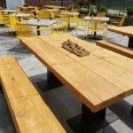 outdoor tables for restaurant seating