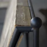 detail of an outdoor seating for a porch